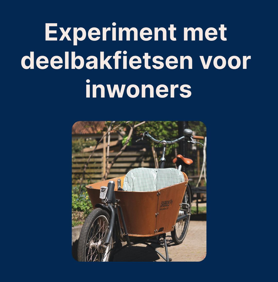 Wel een grote spullen vervoeren, maar heb je geen auto of wil je dat liever op de fiets doen? Dankzij een amendement van #P21 en #D66 gaat de gemeente experimenteren met het uitlenen van deelbakfietsen 🚲. Daarmee creëren we nieuwe opties, naast de ‘gewone’ fiets, auto en OV! ✨