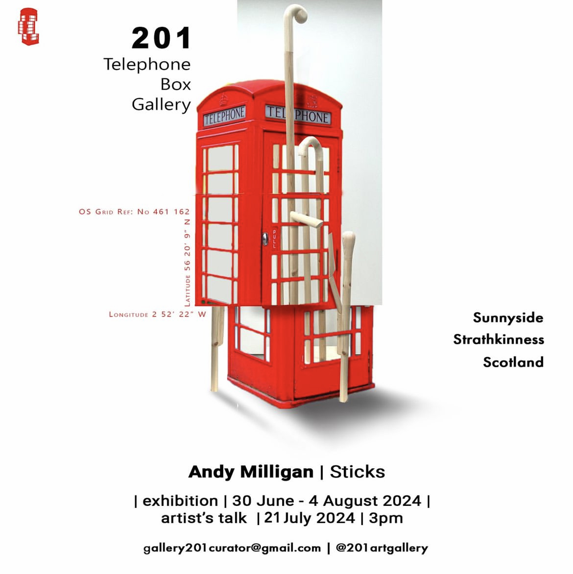 Interiors DJCAD (@interiorsdjcad) on Twitter photo .<a href="/InteriorsDJCAD/">Interiors DJCAD</a> <a href="/DJCAD/">DJCAD, UoD</a> Prog. Director, Andy Milligan, currently has work exhibited at the 201 Telephone Box Gallery.
'Sticks' is an art installation responding to the nature of contemporary pilgrimage through a collection of seven found, carved and turned wooden walking sticks. .<a href="/InteriorsDJCAD/">Interiors DJCAD</a> <a href="/DJCAD/">DJCAD, UoD</a> Prog. Director, Andy Milligan, currently has work exhibited at the 201 Telephone Box Gallery.
'Sticks' is an art installation responding to the nature of contemporary pilgrimage through a collection of seven found, carved and turned wooden walking sticks.