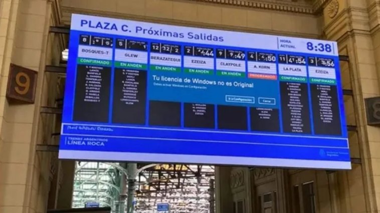 -"Argentina estaba preparada para resistir un fallo de seguridad,por eso no sufrimos el colapso mundial de Microsoft"
-Argentina.