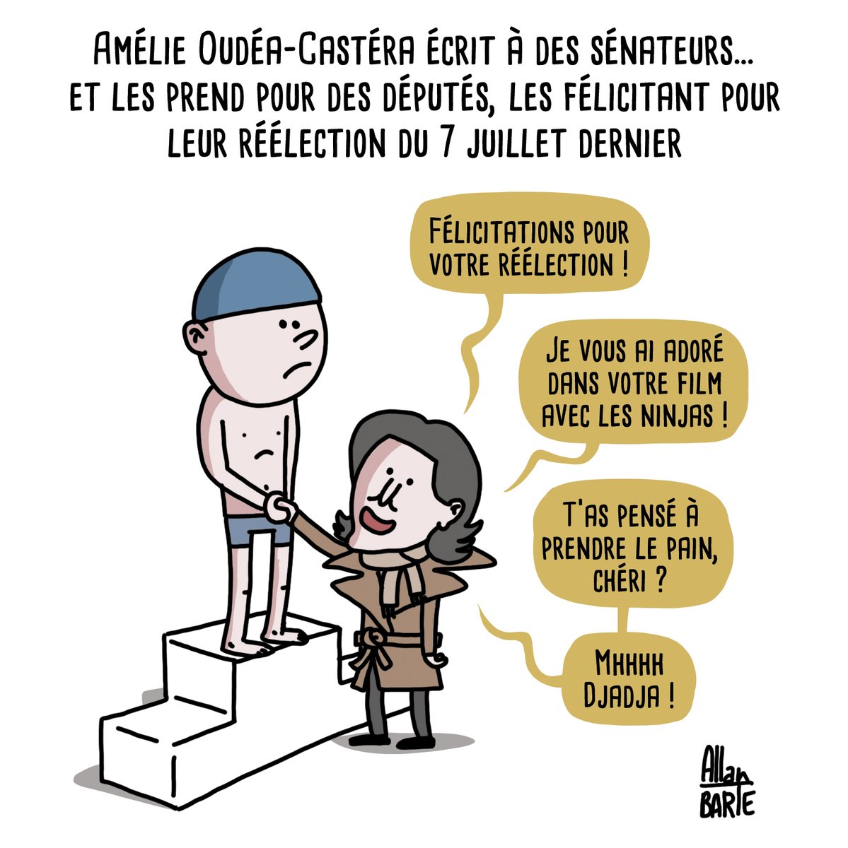 Amélie Oudéa-Castéra, elle fait plus le spectacle que n'importe quel athlète ! #Paris2024 

▶️  Pour soutenir la lutte dessinée : ko-fi.com/allanbarte