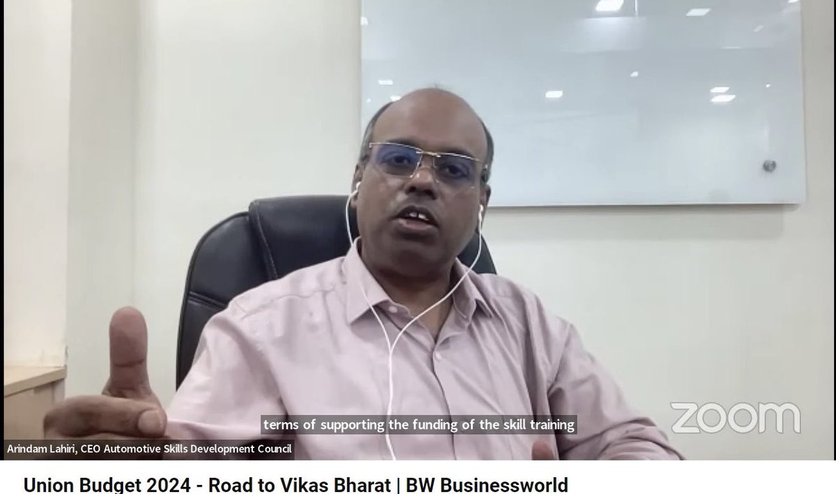 SkillsASDC's tweet photo. Glimpses from BW BusinessWorld's Union Budget 2024: The Great Indian (Un)Employment Debate.

#BWBusinessworld #unionbudget #debate #industryexperts https://t.co/JTFJetdcLr