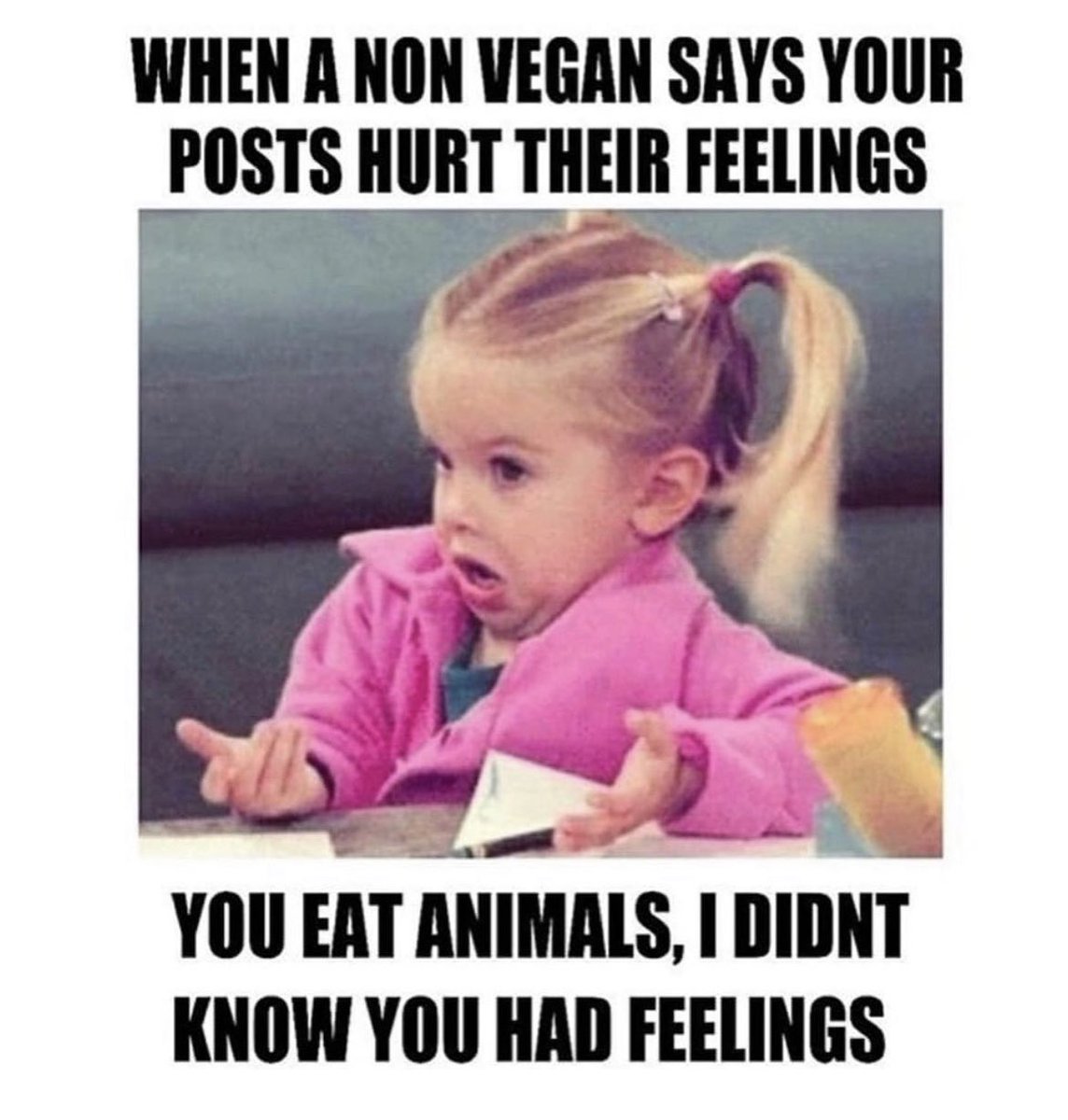 out of context vegan tweet media