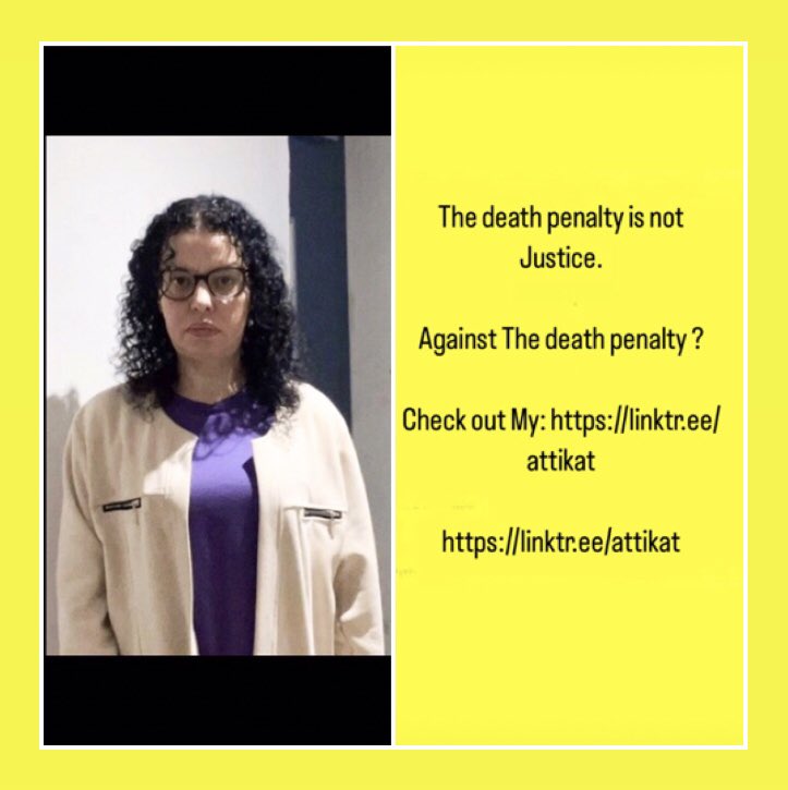 Attika_t's tweet photo. The death penalty is not Justice.
Against The death penalty ?
Check out My: https://t.co/ityTGwgluE
https://t.co/ityTGwgluE
#EndDeathPenalty -
( Me June 27, 2024)
#nomakeup #nofilter #nofilter #noretouch #light #lighting #flashphoto https://t.co/CeCQWYx2Ub