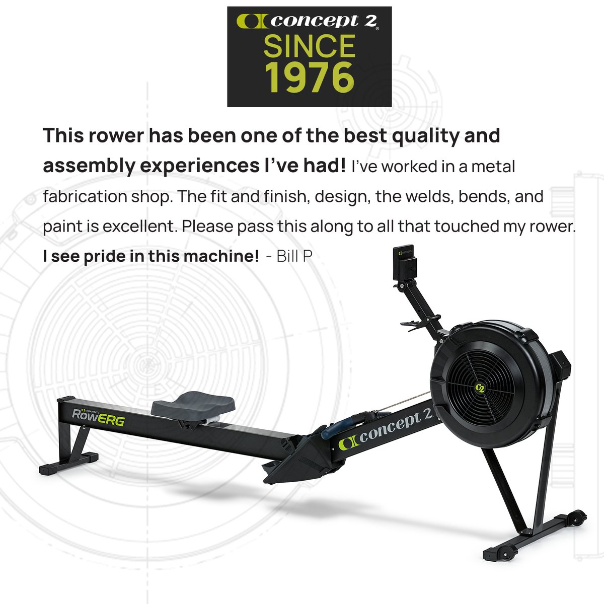 concept2's tweet image. Thanks for the amazing community who helps us to strive make products to last.