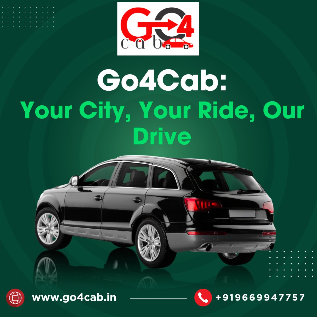 go4cabindia's tweet image. Need a ride? We've got you covered! Enjoy fast, reliable, and affordable cab service with Go4Cab. Your comfort is our top priority. Book your ride now and experience the difference.

#Go4Cab #CabService #FastRide #ReliableService #AffordableTravel #ComfortZone #OnDemandCab