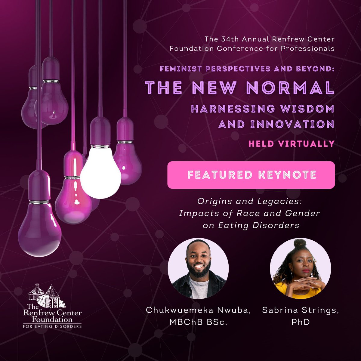 So honoured to be a featured keynote speaker—alongside the incredible <a href="/SaStrings/">Sabrina Strings</a>—at the 34th Annual <a href="/RenfrewCenter/">The Renfrew Center</a> Foundation Conference for Professionals.

Register at renfrewconference.com.
