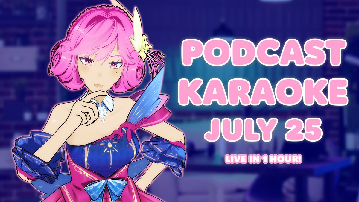 M3Meemo's tweet photo. LIVE IN AN HOUR ❀✿
podcast & karaoke live in an hour⭑ꨄ︎
📺https://t.co/POwuELfn3E
#PODCAST #MEEMO #MeemoSings #MeemoStage #MeemoAlbum #MEEMOir #FindingMeemo https://t.co/MkPbBubn6R