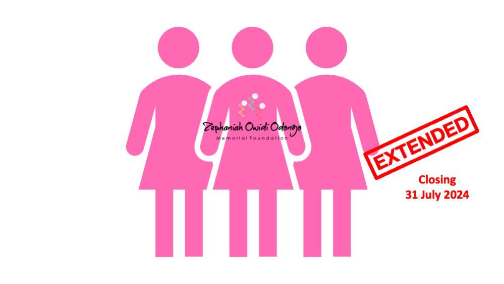 EXTENDED!!

Call for Applications for our Sera, Women &amp; Girls Program providing computers for women's organisations in Kisumu &amp; Western Kenya. Applications close on 31 July 2024. Visit zoomemorialfoundation.org to apply!