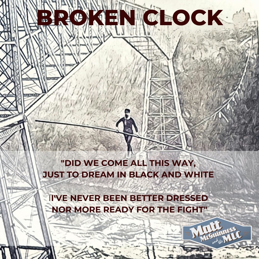 McGuinnessMLC's tweet image. "Did we come all this way, just to dream in Black and White, I've never been so better dressed nor more ready for the fight."

#brokenclock