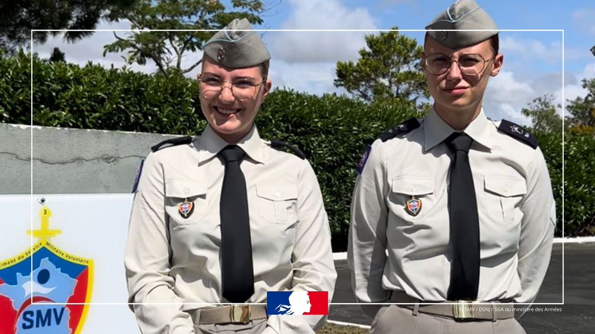 SGArmees's tweet photo. #JOParis2024 : les jeunes du Service militaire volontaire hisseront les drapeaux des pays champions🤩Issues du 3e #RSMV de La Rochelle, Roma et Candice font partie des 38 heureux élus pour les épreuves olympiques parisiennes ! ENTRETIEN➡️https://t.co/SZcC15Vype
@DSNJeunesse #SMV https://t.co/jlkEOkeV41