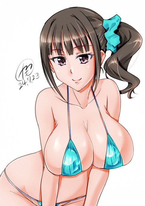 こう暑いと乳の長いぬこ屋敷まゆにツヤテカビキニを着せるよね 