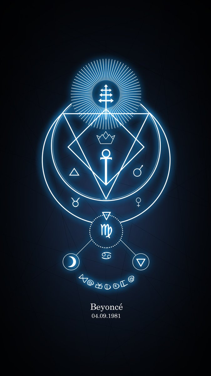 design_xpro_com's tweet photo. Entity signature sigil of Beyoncé https://t.co/msgLjsZAWz