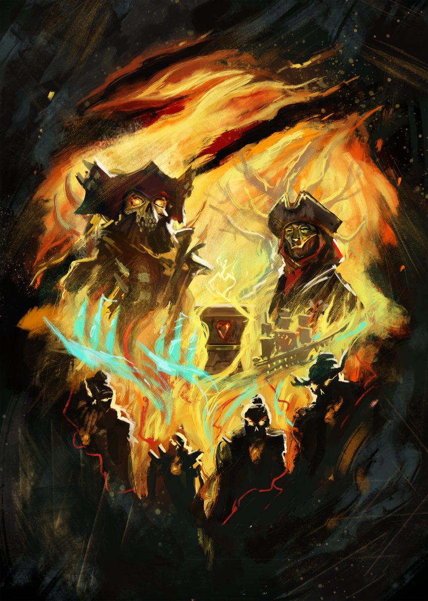 A very special artwork painted as a gift to the folks at Rare ❤️‍🔥