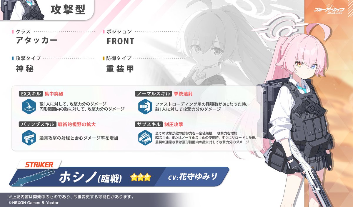 圖 學生介紹 小鳥遊ホシノ (臨戦)