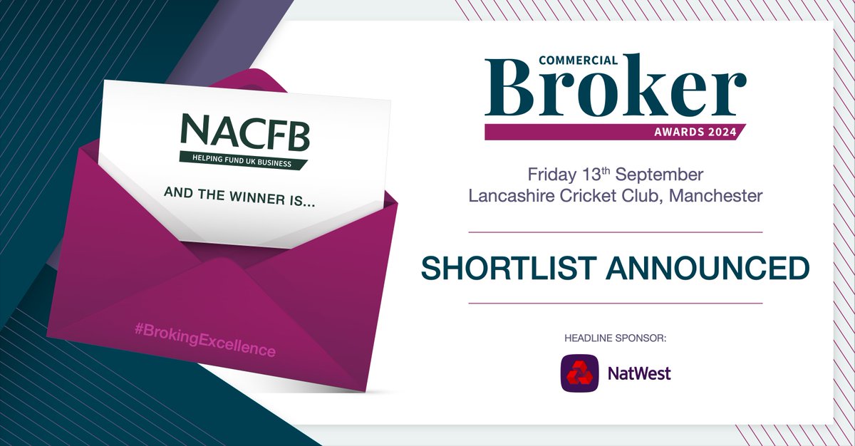 We’re thrilled to reveal the shortlist for this year's highly anticipated NACFB Commercial Broker Awards 🏆 View the full shortlist here 👉 shorturl.at/KLKY6
#NACFBEvents #CommercialBrokerAwards
