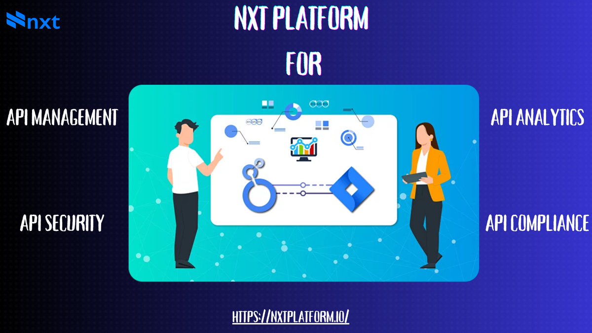 nxt_platform's tweet photo. Transform your API strategy with the NXT Platform! 🚀 

From seamless API Management and robust Security to advanced Analytics and Compliance, we provide a comprehensive solution to elevate your API game. 

👉 Discover more at https://t.co/AEsxQMsJYX

#nxtplatform https://t.co/g19iCF261a
