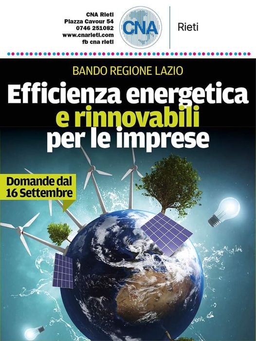 "𝐄𝐅𝐅𝐈𝐂𝐈𝐄𝐍𝐙𝐀 𝐄𝐍𝐄𝐑𝐆𝐄𝐓𝐈𝐂𝐀 𝐄 𝐑𝐈𝐍𝐍𝐎𝐕𝐀𝐁𝐈𝐋𝐈 𝐏𝐄𝐑 𝐋𝐄 𝐈𝐌𝐏𝐑𝐄𝐒𝐄"
Domande dal 16 Settembre.
Info irp.cdn-website.com/.../uploaded/B…
Per valutare la fattibilità facebook.com/share/p/HNPhfe…