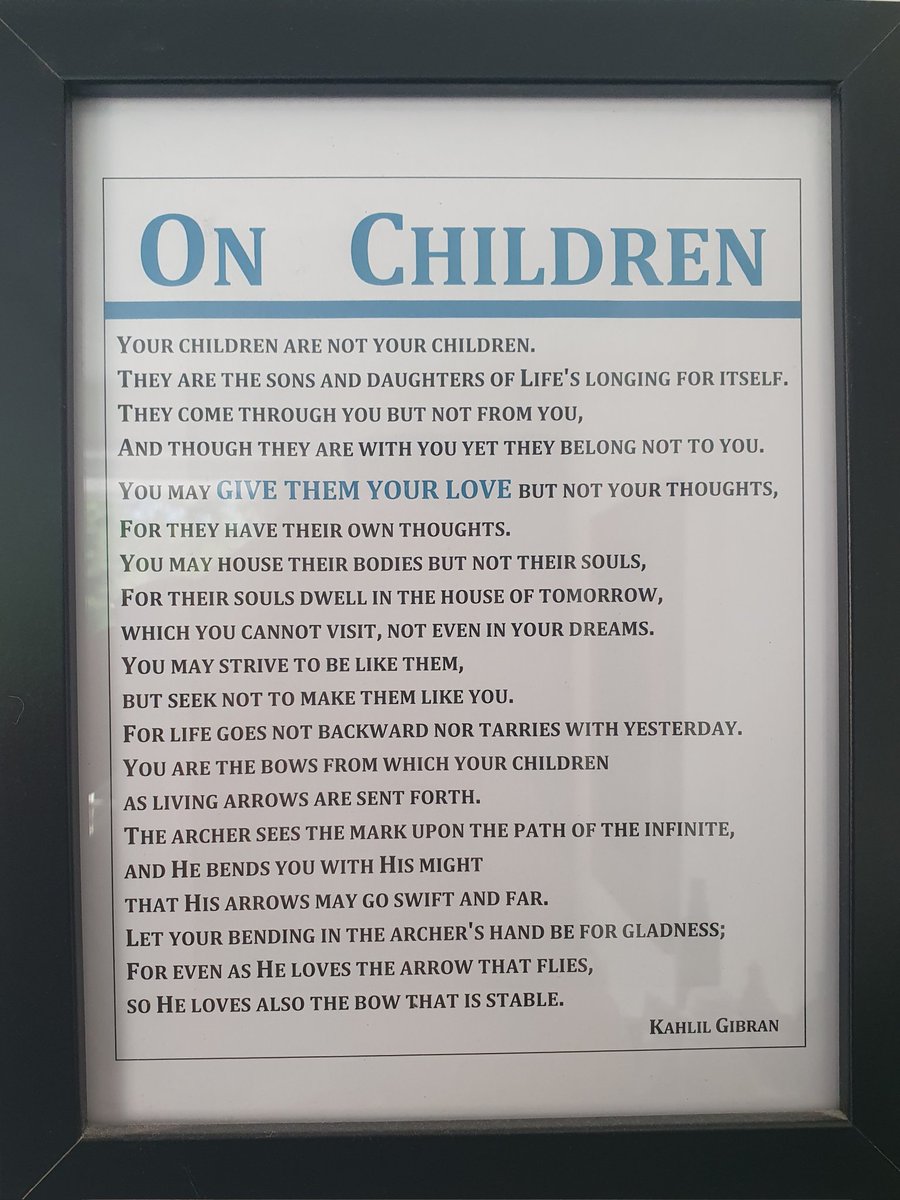 It's the end of our primary school journey today. Not a day for make up 😭. Kahlil Gibran says it much better than I could.