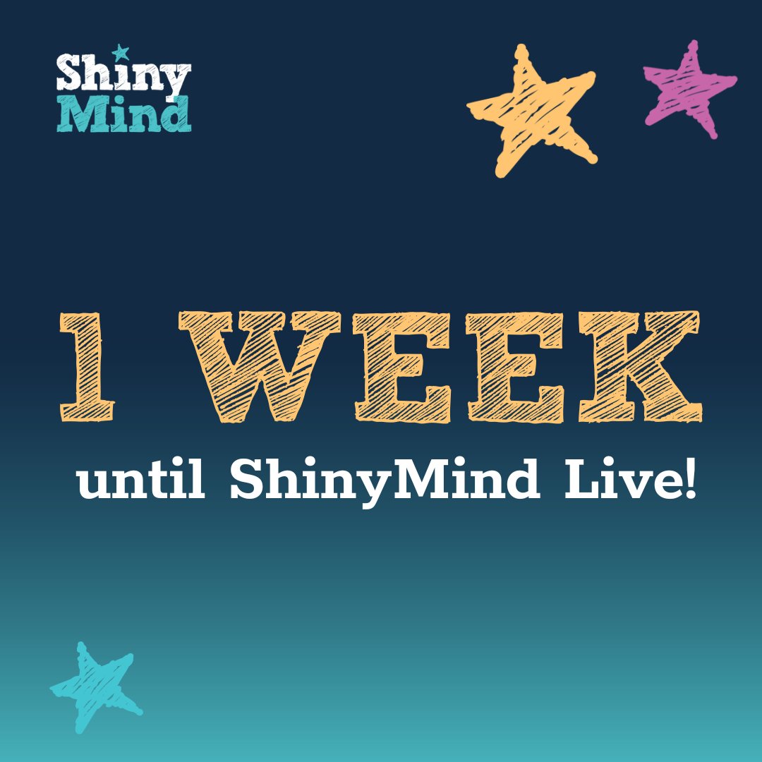 There's only 1️⃣ week to go until our latest valuable ShinyMind Live session. 

Next week, @tweetbechoward will be hosting our latest webinar, exclusively for eligible ShinyMind app users where she'll be teaching ShinyMinders how to create more balance. 1/2