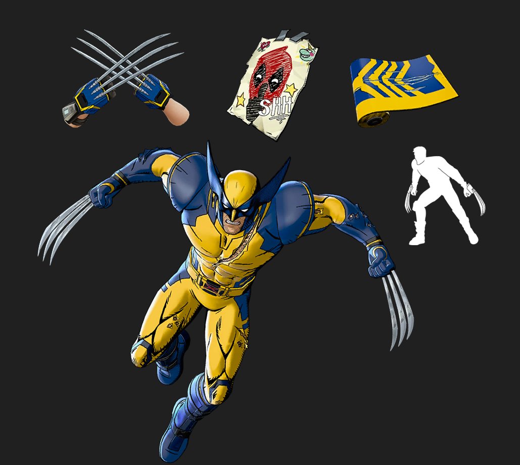FNBRintel's tweet photo. Deadpool &amp; Wolverine bundles https://t.co/RFVUKGgf4l
