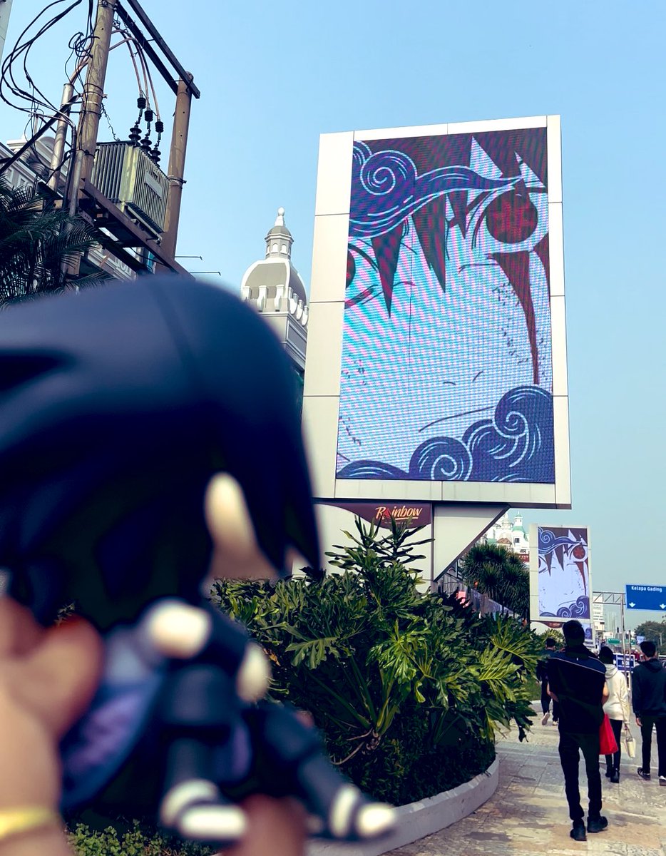 salchandesu's tweet photo. Happy Birth day🎂, gepeng kesayangan aku, Sasuke Uchiha💙. 

📍Mall of Indonesia, Jakarta Utara
project by @pradaSSteam 💙

#HappySasukeDay
#うちはサスケ誕生祭2024
#うちはぬいサスケ誕生祭2024
#うちはサスケ https://t.co/UyUhUt4nnO