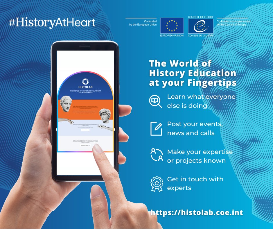 📷Attention #HISTOLAB hub members!
📷Only a few days left to add your events, calls and proposals. Post by 25/07 EOB and they will make it to the August #newsletter!
📷Not a registered member yet? Check if you are eligible: histolab.coe.int/register
#HistoryAtHeart