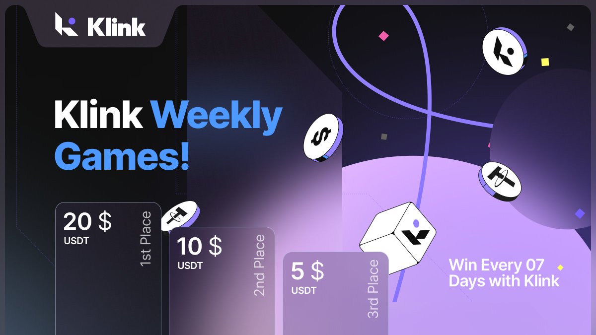 Klink Weekly Game is Here!  🙌

This week’s game: Idle Furry Fishing! 🐟

🔎Find it in the Klink app under 

🔹Quests > Partner Offers > Ayet Studios.

Compete and win every week! 

Top 3 players win $20, $10, and $5 USDT! 

Download Klink and join now!  t.ly/R6eaq
