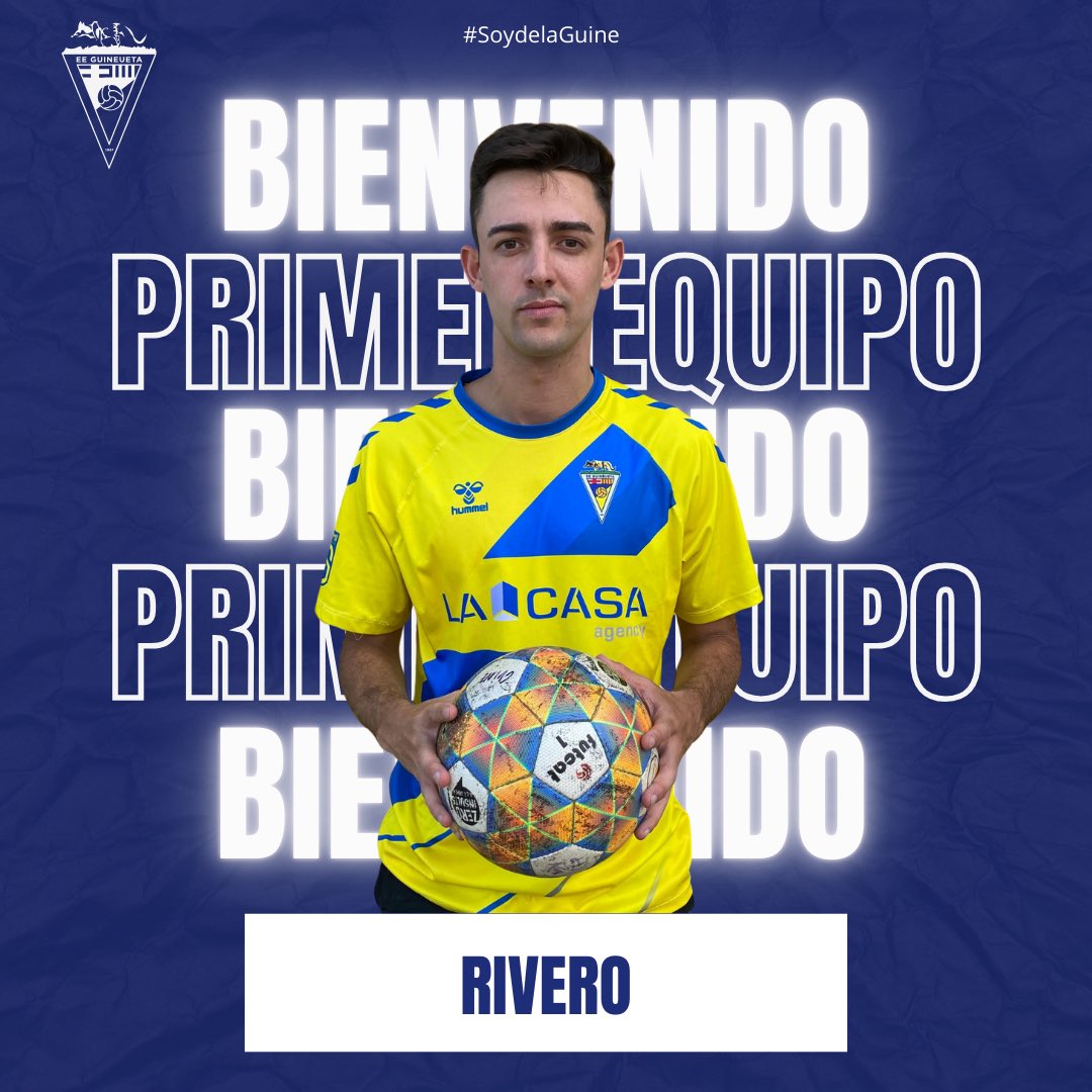 🆕✍🏻 | 𝙍𝙄𝙑𝙀𝙍𝙊 👀 

𝙊́𝙎𝘾𝘼𝙍 𝙍𝙄𝙑𝙀𝙍𝙊 es nuevo futbolista de la Guine 🦊

El mago de <a href="/PIO_FC/">PIO FC</a> 🐣 elige nuestra propuesta y se suma al proyecto. Antes compitió en el Montcada de #1cat1.

¡Bienvenido, <a href="/theFuckerRivero/">Oscar Rivero Cuesta</a>! 😉 

#SoydeLaGuine 🇸🇪 | #1cat2 | #Futbolcat