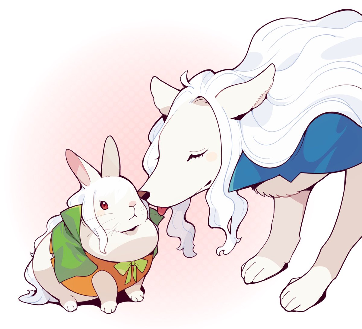 「もふもふスーロン 」|井口病院🐰🍅🐡のイラスト