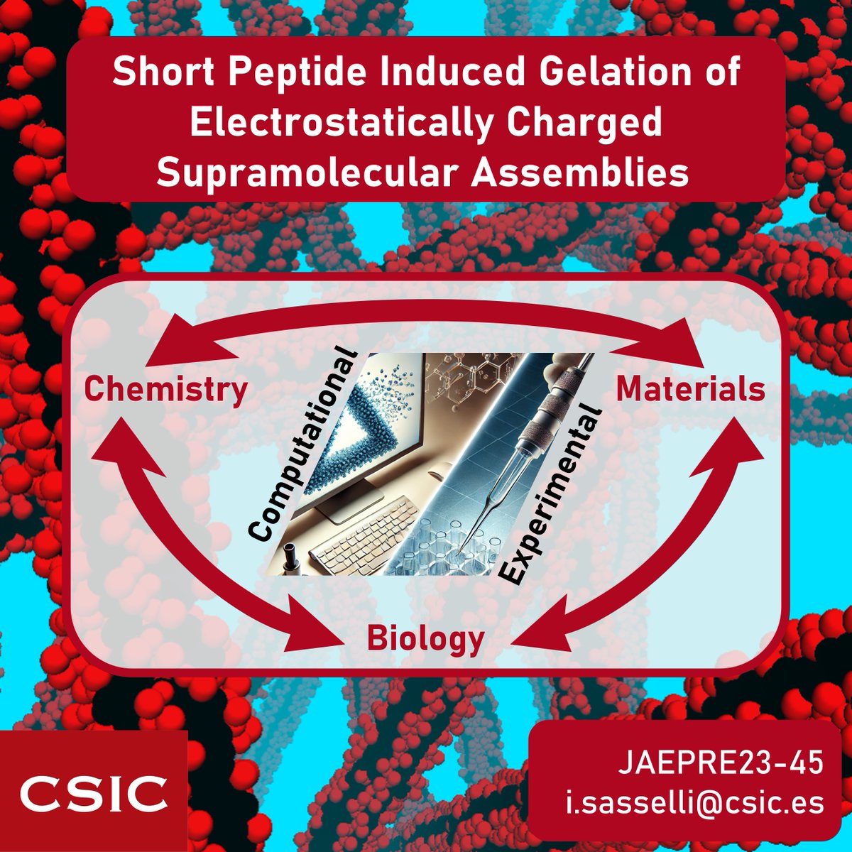 Ivan R. Sasselli (@irsasselli) on Twitter photo Funded PhD position <a href="/CFMdonostia/">CFM</a>!!! #JAEPRE <a href="/DPE_CSIC/">Postgrado CSIC</a> Wanna learn about controlling the properties of peptide self-assembled materials combining experiments and computation?!?! This is your place!! Join us!!!  <a href="/CSIC/">CSIC</a>
csic.es/es/formacion-y… Funded PhD position <a href="/CFMdonostia/">CFM</a>!!! #JAEPRE <a href="/DPE_CSIC/">Postgrado CSIC</a> Wanna learn about controlling the properties of peptide self-assembled materials combining experiments and computation?!?! This is your place!! Join us!!!  <a href="/CSIC/">CSIC</a>
csic.es/es/formacion-y…