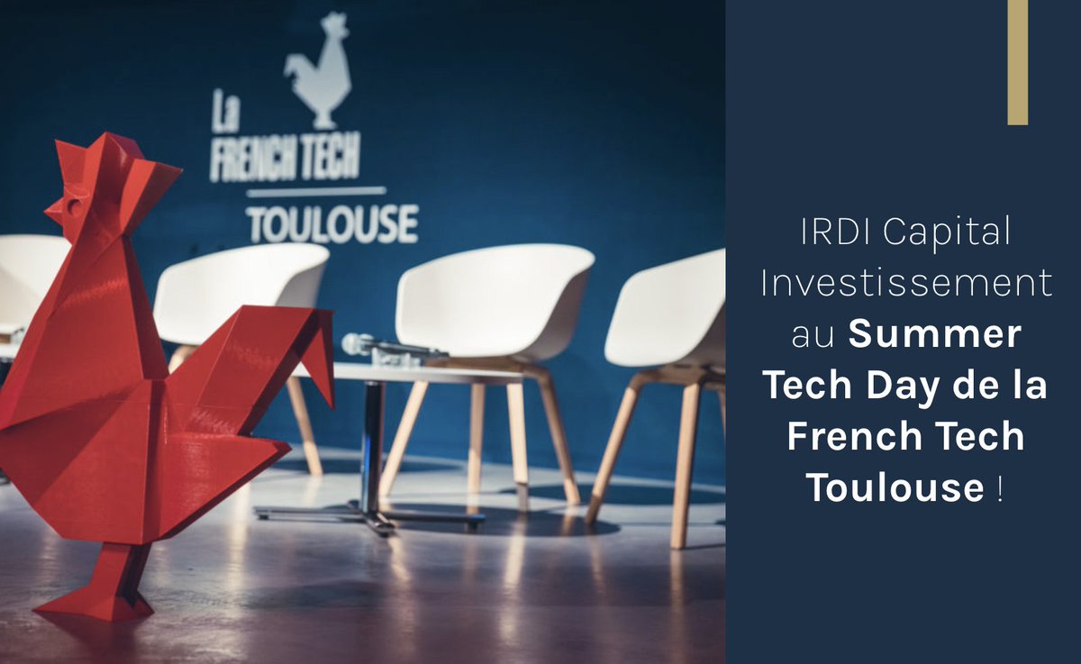 Retour sur LA journée dédiée à la tech et à l’innovation de la région toulousaine ! 👇

IRDI Capital Investissement était présent à cet événement incontournable de l’écosystème entrepreneurial toulousain organisé par <a href="/FrenchTech_Tlse/">La French Tech Toulouse</a>.

Vous ne connaissez pas le #SummerTechDay ?