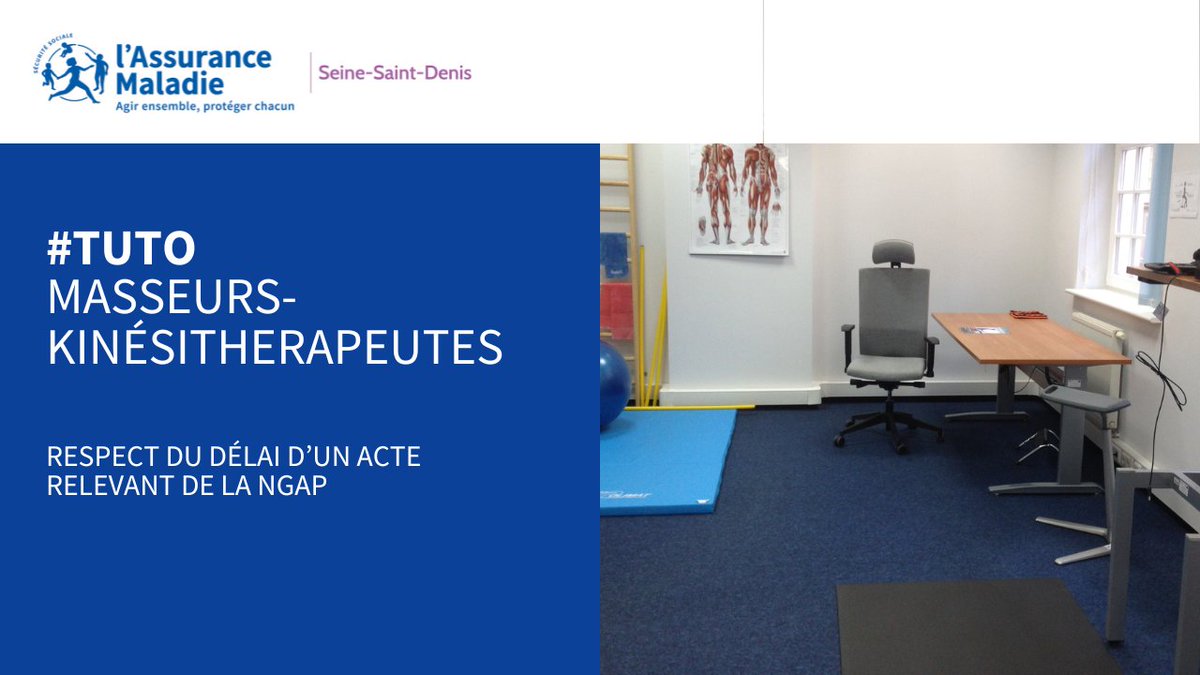 Cpam93's tweet image. #ACTU #kine Découvrez votre nouvelle vidéo #tuto sur notre chaîne YouTube 🎥 sur la réglementation et la NGAP pour bien facturer les actes prescrits. Suivez le tuto 👉youtu.be/Z8omQdHeNkU @URPSMKIDF @cnomk