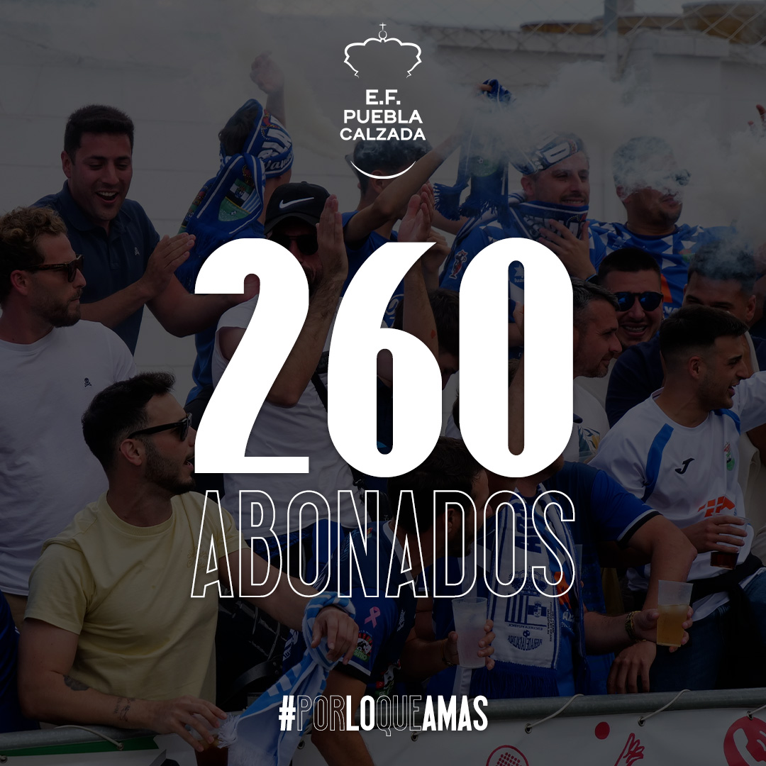 🔢 #𝗖𝗢𝗡𝗧𝗔𝗗𝗢𝗥 🔢
💳 Llegamos a la cifrado de los 2⃣6⃣0⃣ abonados en la #EFP.

Tenemos oficinas abiertas esta tarde para abonarte.
⏰ Lunes a Viernes: 17h a 21:30h.

➕ info 👇:
🌐 acortar.link/q42A1M

🫶 #PorLoQueAmas
💪 #VMP 🔵⚪