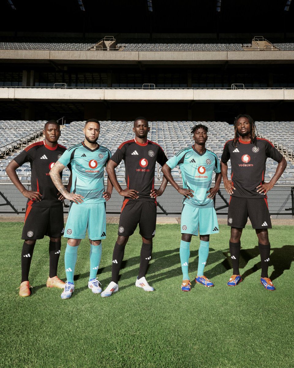 Black 🖤 and ❤️ Red meets Turquoise 🩵💥💥💥

Our 2024 / 25 Season kit is 🔥

<a href="/adidasZA/">adidasZA</a>