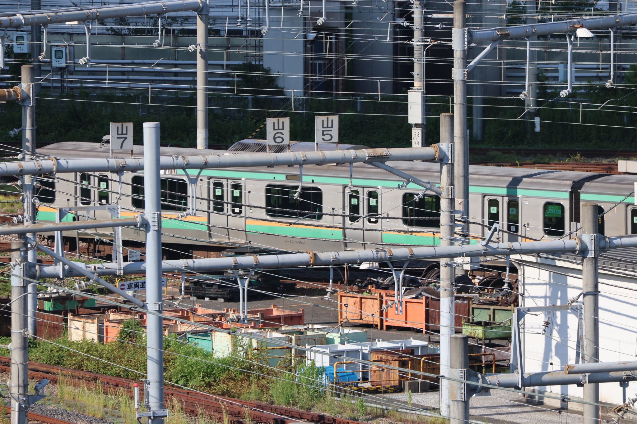 列車 編成番号札 掛け 平穴タイプ