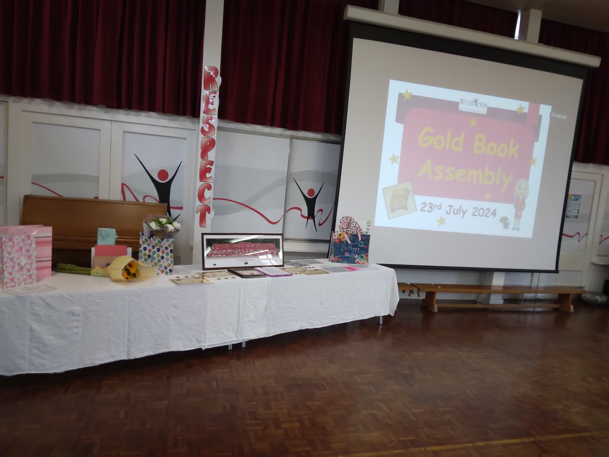 Ready for Gold Book Celebration Assembly #Celebration #Leavers2024 #Assembly #Awards #Goldbook