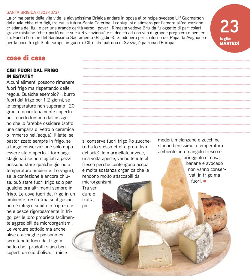 Frigo si o frigo no? E il burro? Leggiamo alcuni consigli sulla conservazione degli alimenti in estate su #Adesso2024