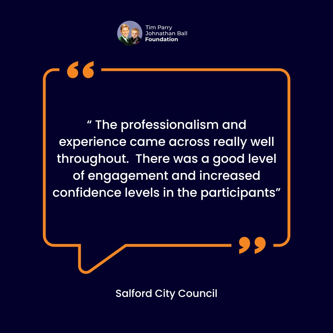 Tim Parry Johnathan Ball Foundation (@tpjbfoundation) on Twitter photo ๐ Testimonial Spotlight! ๐
We are delighted to share an inspiring testimonial from <a href="/SalfordCouncil/">Salford City Council</a>
Positive testimonials like these motivate us to keep striving for excellence and supporting our community.
Learn more on can help your front-line workers info@timjon.org.uk ๐ Testimonial Spotlight! ๐
We are delighted to share an inspiring testimonial from <a href="/SalfordCouncil/">Salford City Council</a>
Positive testimonials like these motivate us to keep striving for excellence and supporting our community.
Learn more on can help your front-line workers info@timjon.org.uk