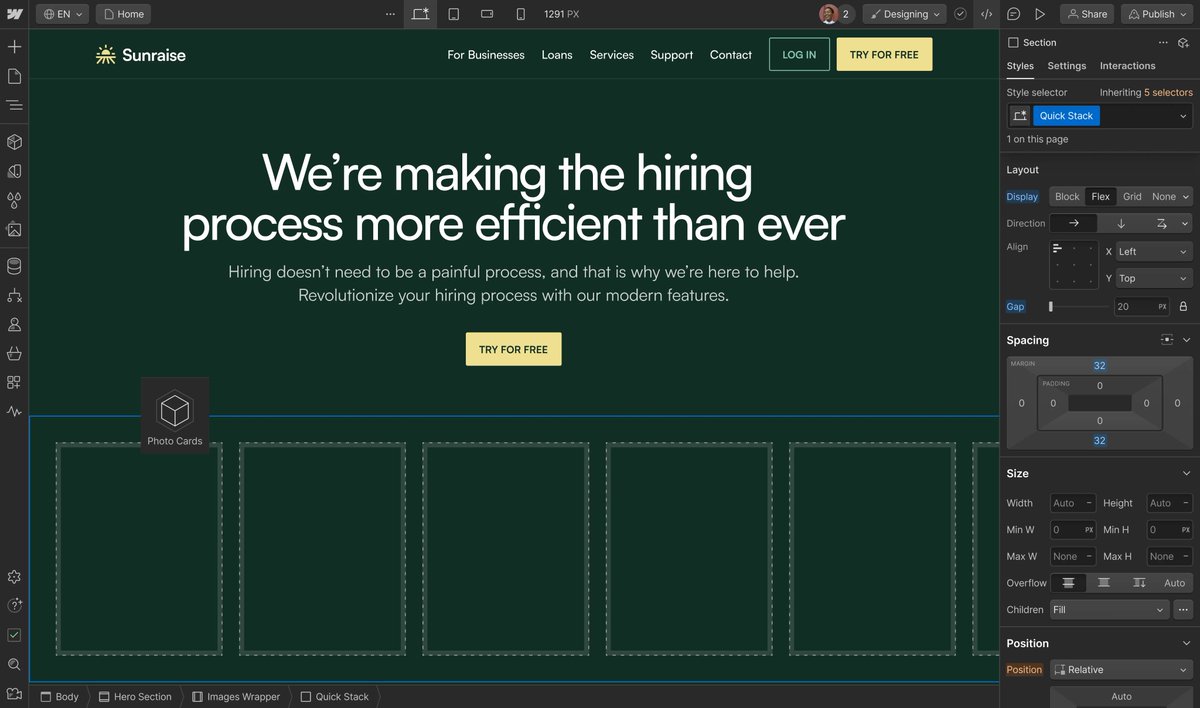 Webflow is your go-to for quick, no-code website adjustments and user-friendly navigation. 

But if your project needs custom business logic, think twice! Save money and choose the right tool for your needs. 

Let’s chat - idealogic.io!

#Webflow #WebDesign #TechTips