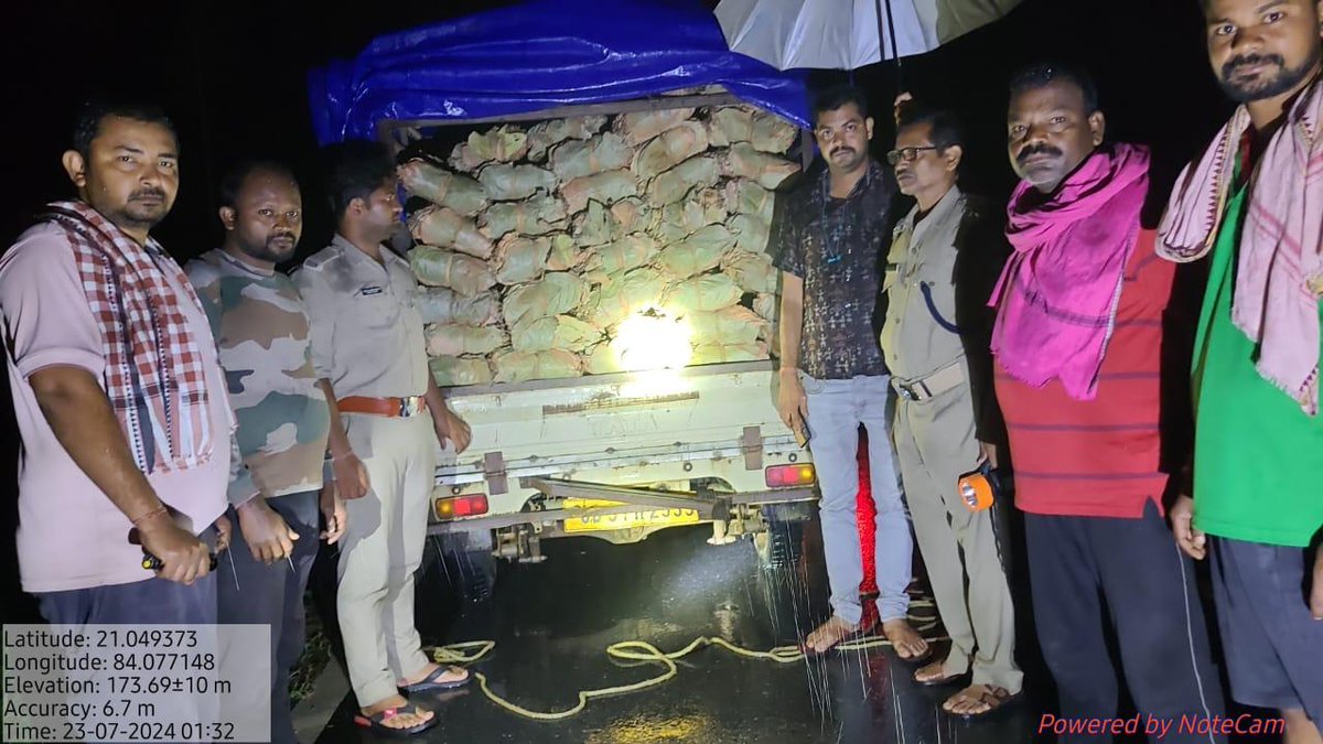 DFO REDHAKHOL (@dredhakhol) on Twitter photo Seizure of one TATA ace vehicle on 23.07.2024 at about 2am for illegal transportation of 150 bundles of Kenduleaves in Badmal Range of Redhakhol Forest Division. <a href="/pccfodisha/">PCCF & HoFF Odisha</a> <a href="/PCCFWL_Odisha/">PCCF WL & CWLW, Odisha</a> <a href="/DmSambalpur/">DM Sambalpur</a> <a href="/CMO_Odisha/">CMO Odisha</a> Seizure of one TATA ace vehicle on 23.07.2024 at about 2am for illegal transportation of 150 bundles of Kenduleaves in Badmal Range of Redhakhol Forest Division. <a href="/pccfodisha/">PCCF & HoFF Odisha</a> <a href="/PCCFWL_Odisha/">PCCF WL & CWLW, Odisha</a> <a href="/DmSambalpur/">DM Sambalpur</a> <a href="/CMO_Odisha/">CMO Odisha</a>