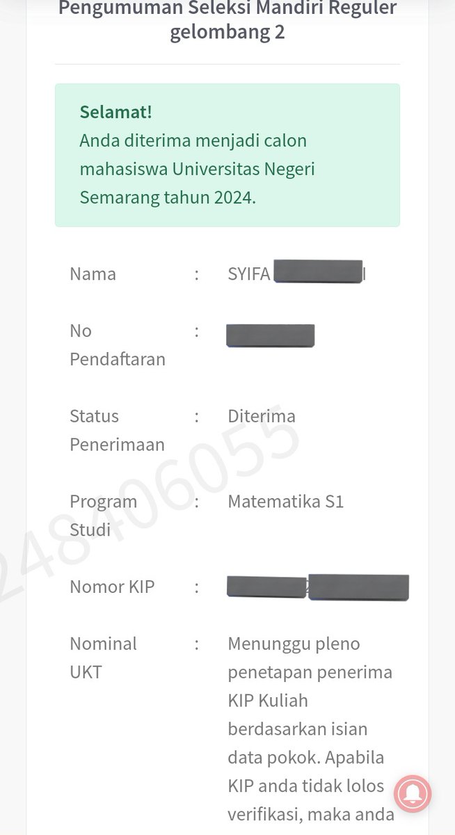 sdalifee's tweet photo. Beneran lolos, Alhamdulillah
sm unnes makasih ya https://t.co/YAhaBAV2H0