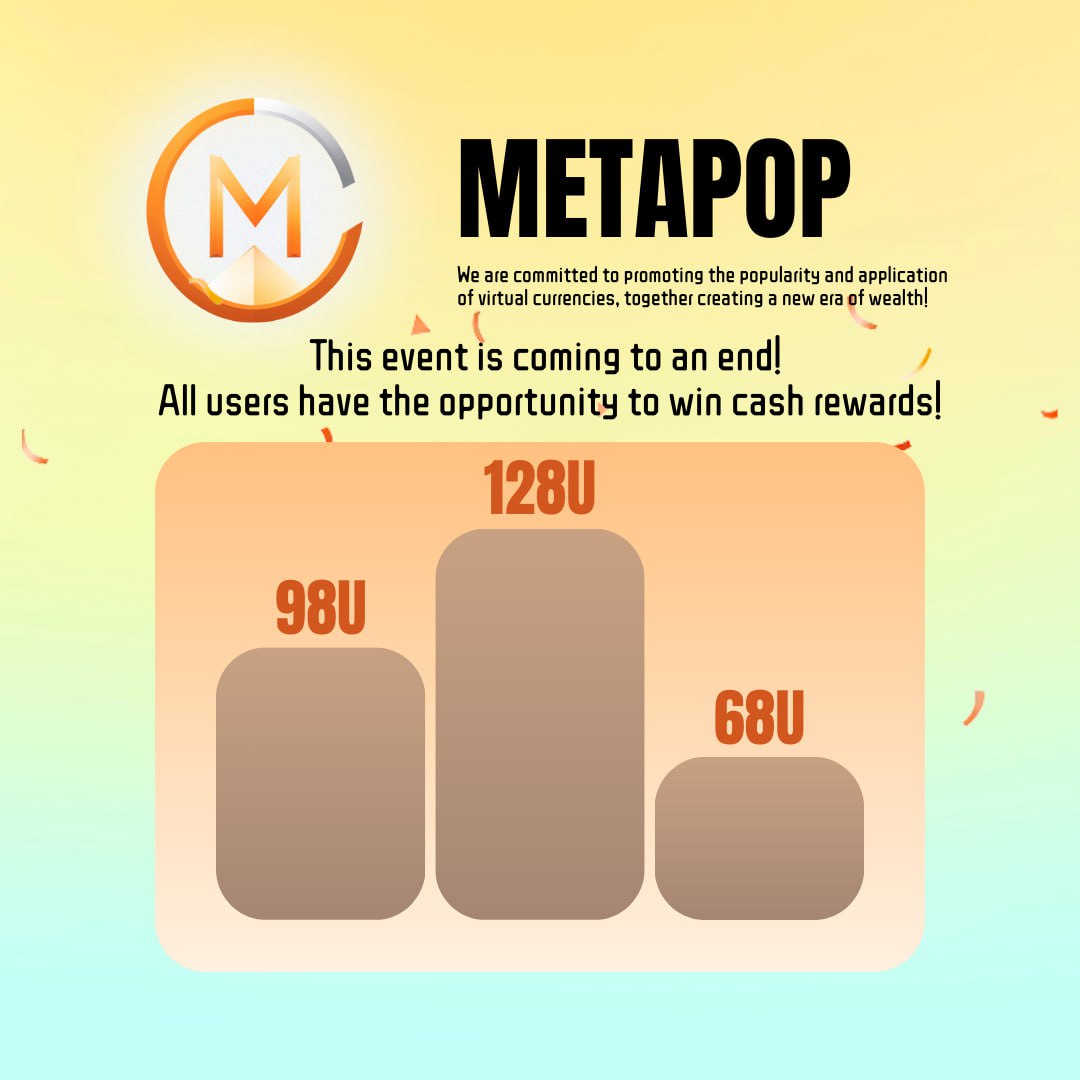 MetapopWorld's tweet photo. Time is running out for reward settlements! Don't miss out - participate actively in the invite challenge before the July 24th deadline for a chance to win substantial cash rewards! Register now and invite your friends to join in!#Metapop #MetapopVIP #Web3 #Airdrop #MPC https://t.co/Do4Wo7Xv8y