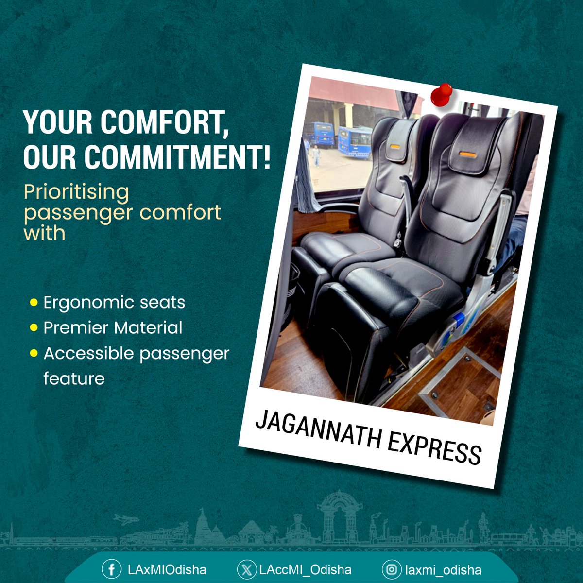 Travel in comfort, arrive in bliss! Enjoy a smooth journey with our premium features on #JagannathExpress. Book your ticket in advance for a hassle-free ride.