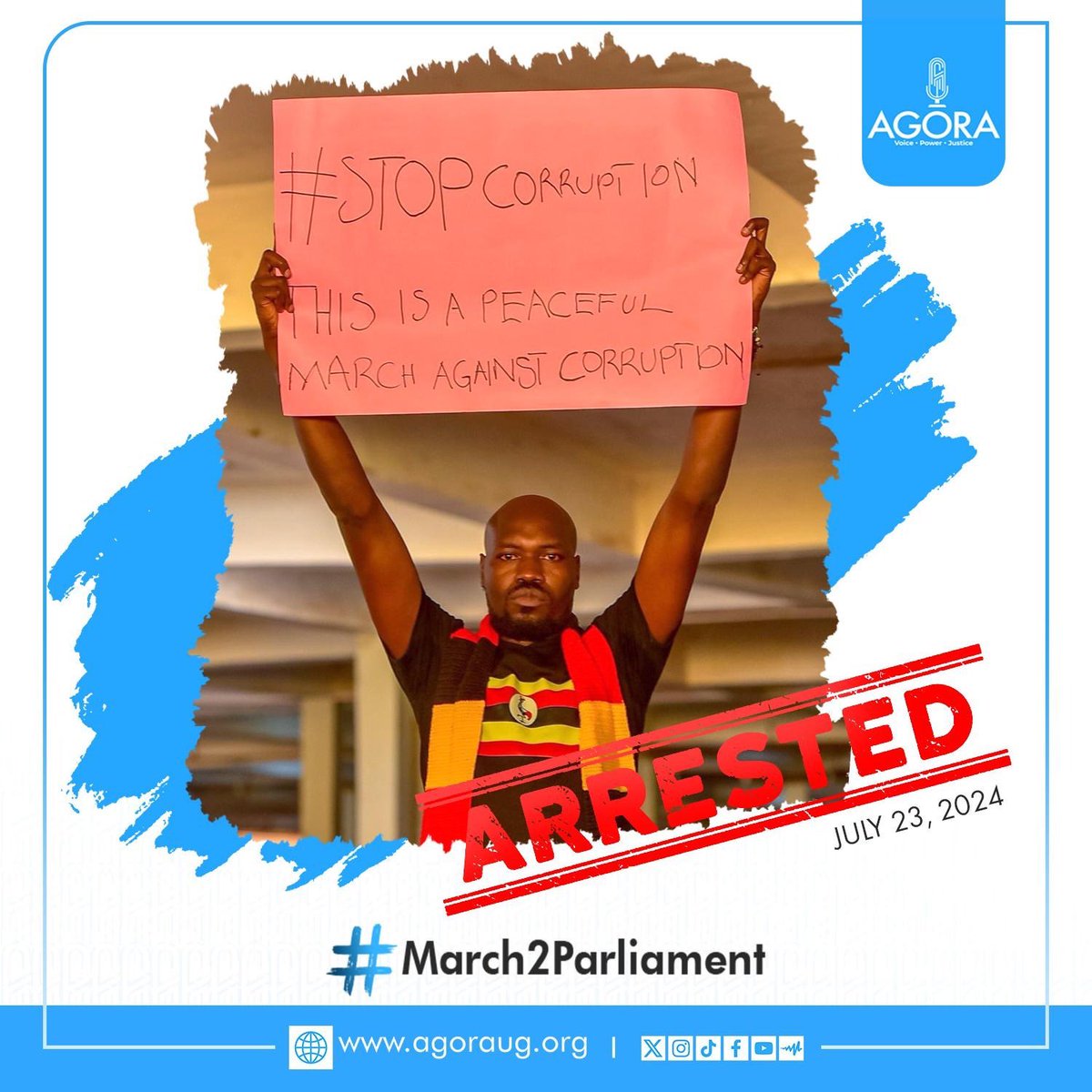 GodwinTOKO's tweet image. Let’s develop a database of all people illegally arrested in relation to the #March2Parliament PEACEFUL protests.

Kindly comment under this tweet with the full names of anyone you know arrested, where they were arrested, and where they may be.✌️🏾

#StopAbuseofPowerUG