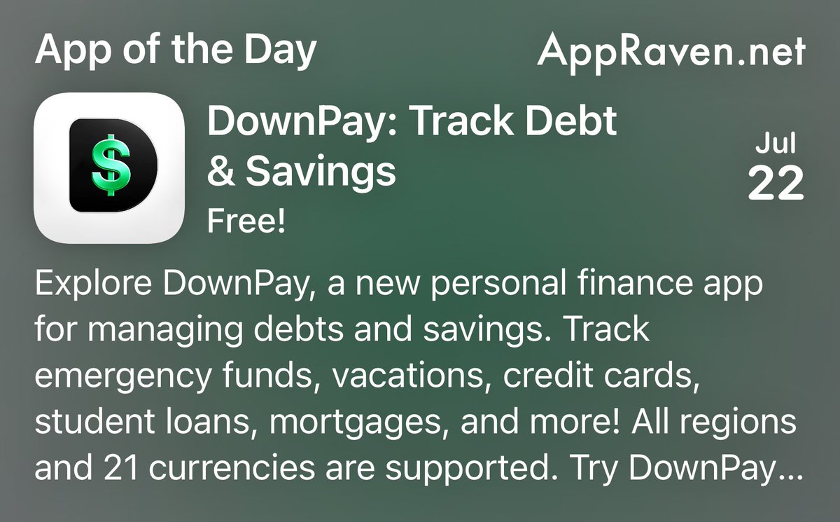 🎁 Today's App of the Day - July 23rd 🎁

👉 apps.apple.com/app/id64745740…

📆 Repost &amp; Follow for new deals every day!

#Apple #AppStore #Deals #Discount #iPhone #Apps #iOS