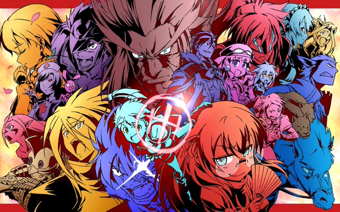 #とにかくワチャーッと集合してる絵を晒す見た人もやる 