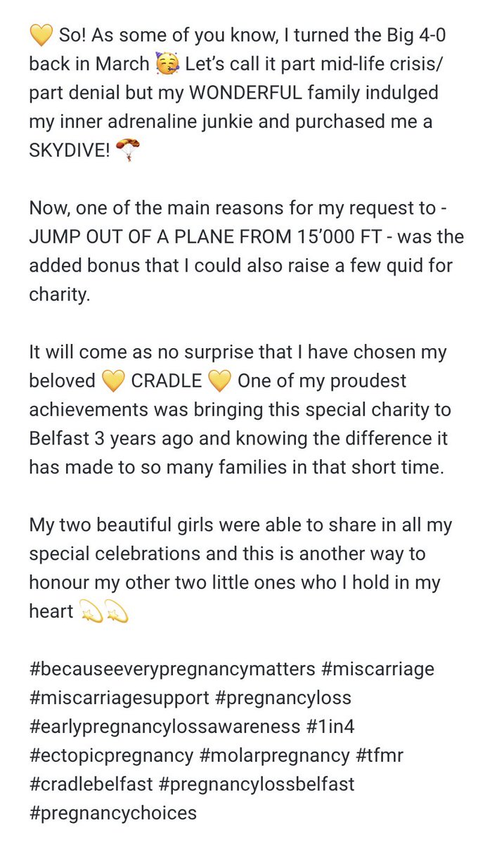 So I’m doing a thing… 🪂🪂🪂 Please consider a wee donation or just a share 💛 justgiving.com/page/eleanor-g…