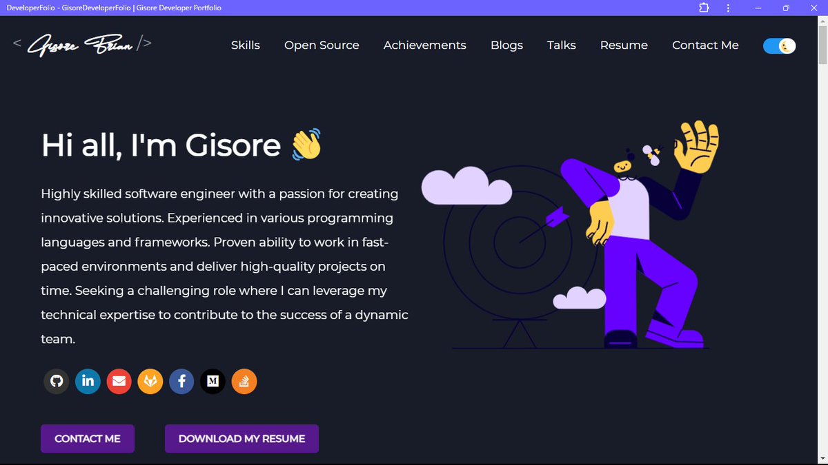 Kazungu_Dev's tweet photo. My Developer portfolio
https://t.co/Ub9SFNNSLo https://t.co/kJGU97jxYr