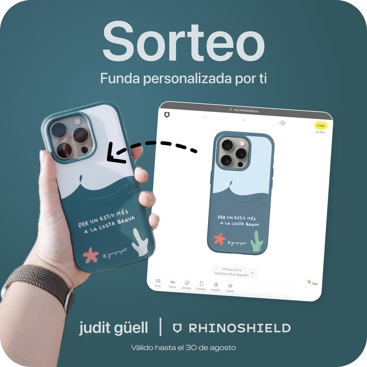 Sorteamos una funda personalizada al que haga el diseño más original 💫 

Síguenos, diseña tu funda <a href="/RHINOSHIELD_ES/">RHINOSHIELD España</a> aquí my.rhinoshield.es y responde a este tweet con la screenshot para que podamos verla 👀 

El 30/8 mencionaré al ganador 🥇