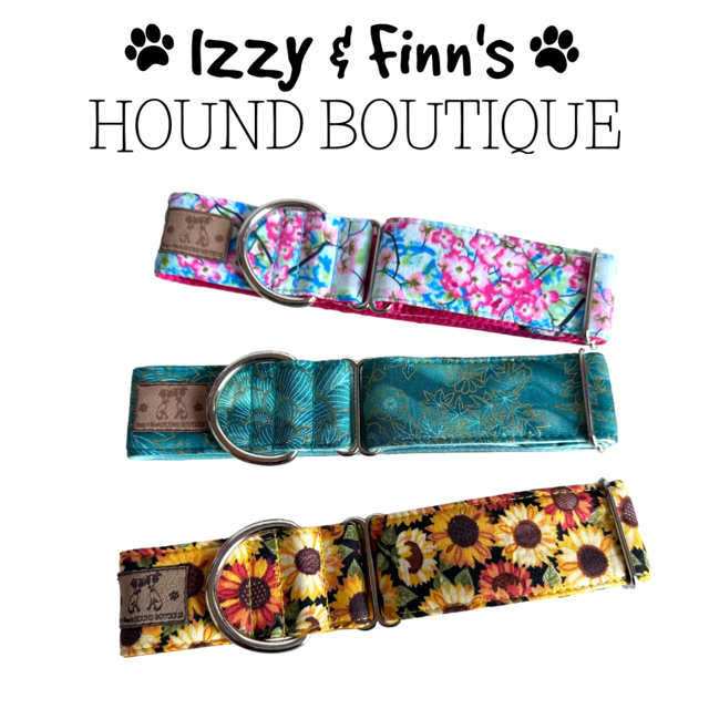 A bit belated, but these are the new collars incoming from <a href="/IzzyandFinns/">Izzy & Finn's Hound Boutique</a>! I'm so excited! Katya is gonna look FLY AF!

Please go check out the store and get something neat for the pointy dog in your life! izzyandfinns.co.uk #greyhound #smallbusiness #whippet #sighthound